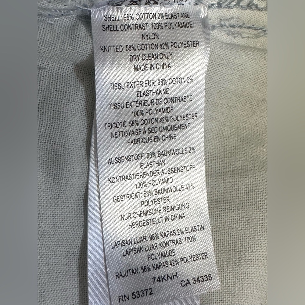 French Connection Women’s Jeans Reversible Flip Sequins Gunmetal Size 10 NWOT - Picture 10 of 15
